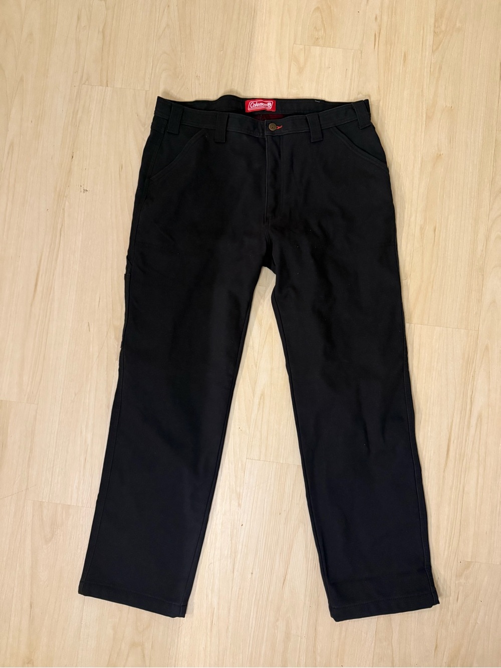 Coleman Men's Black Straight-Leg Chinos